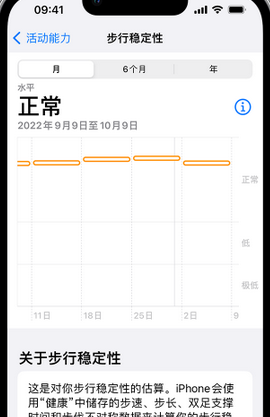 将乐iPhone手机维修如何在iPhone开启'步行稳定性通知'