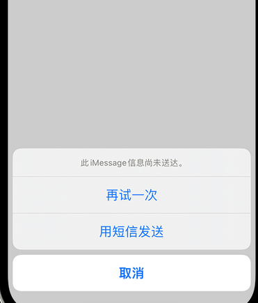 将乐apple维修iPhone上无法正常发送iMessage信息