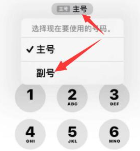 将乐苹果14维修店分享iPhone 14 Pro Max使用副卡打电话的方法 