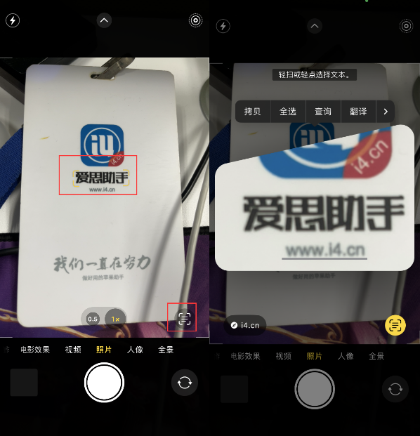 将乐苹果手机维修分享升级iOS 16后如何通过相机翻译文本 