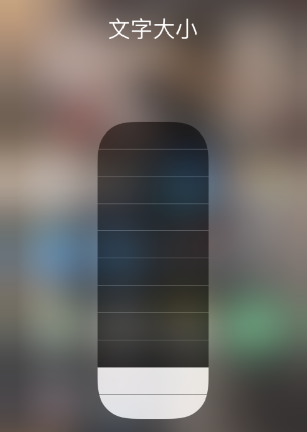 将乐苹果手机维修分享小技巧：在 iPhone 控制中心快速调节字体大小 