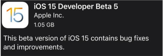 将乐苹果手机维修分享如何升级到iOS15.0 beta5 