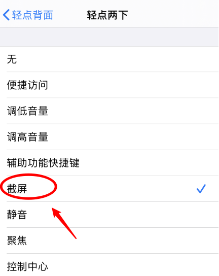 将乐苹果手机维修分享iPhone12如何启用双击截屏 